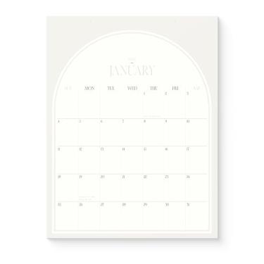 Imagem de Karto Calendário magnético para geladeira 2026 – Vertical 21,6 x 28 cm de janeiro de 2026 a junho de 2027 – Planejamento versátil e fácil com ímã de calendário de geladeira estética – Boho Bege 2.0