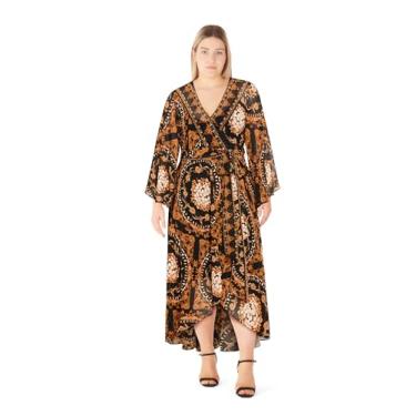 Imagem de City Chic Vestido feminino plus size - Paris Maxi, Estampado, 48