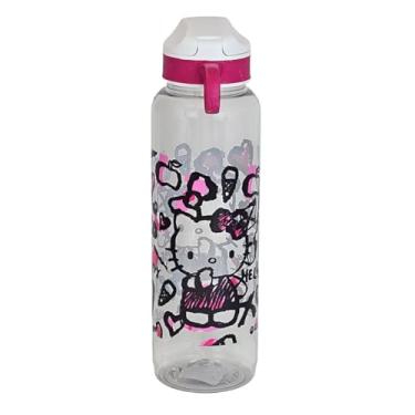 Imagem de Garrafa Squeeze 1 Litro Hellô Kitty Pincel BPA FREE