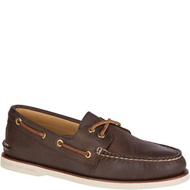Imagem de Sperry Top-Sider Gold Cup Authentic Original Mocassim náutico masculino, Marrom, 7 Wide