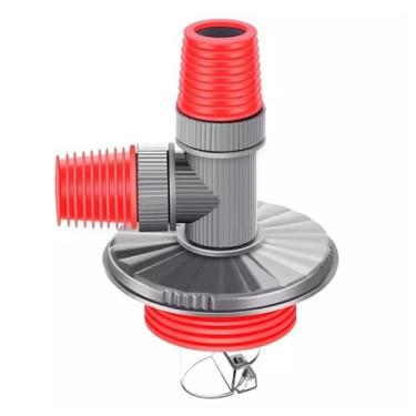 Imagem de Tampa de piso de drenagem de máquina de lavar criativa universal adaptador de junta de ralo de piso conector de tubo de drenagem de esgoto armadilha de vedação de esgoto