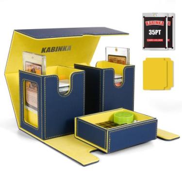 Imagem de Caixa de armazenamento de cartas colecionáveis Kabinka para MTG com 2 