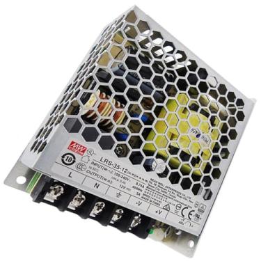 Imagem de Mean Well MW 35W Fonte De AlimentaçãO Chaveada De SaíDa úNica Conversor Buck-Boost 12V 3A, (LRS-35-12 12V/3A/36W/Switching Supply)