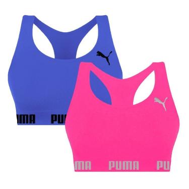 Imagem de Kit 2 Tops Puma Nadador Sem Costura Feminino