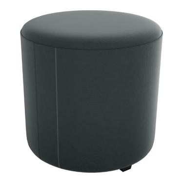 Imagem de Puff Redondo Copenhage Veludo Maserati Milani Store Chumbo