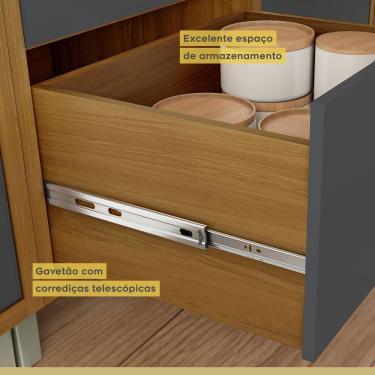 Imagem de Balcão 1 Porta 1 Gaveta 80cm Em Mdf Princesa Nesher