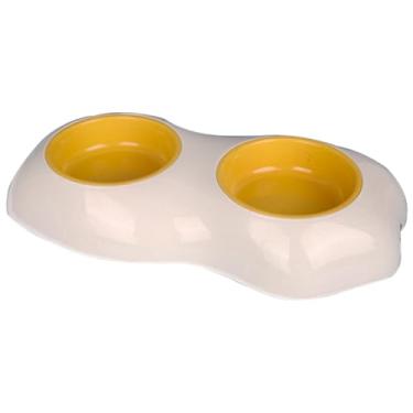 Imagem de Chewtoyo Tigela de alimentação para cães levantada e removível estável com suporte antiderrapante para cães pequenos a médios, tigela de comida de plástico para gatos