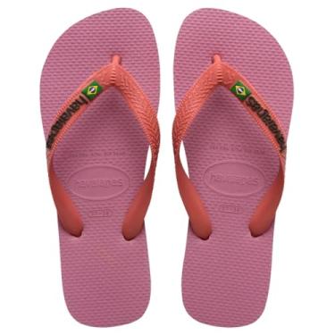 Imagem de Chinelo Havaianas Brasil Logo - Rosa Chiffon 39/40