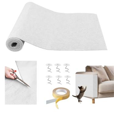 Imagem de Protetor de sofá para arranhadores de gatos – Protetor de móveis para sofá, protetor de sofá de garras de gato, almofada de arranhões e poste de arranhão para gatos, protetores de móveis contra