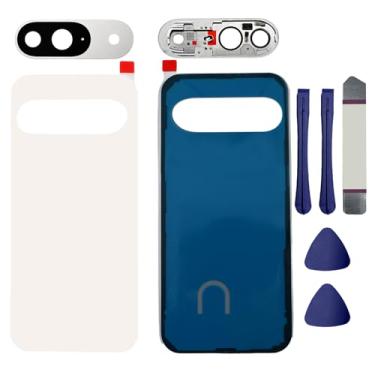 Imagem de Substituição de vidro traseiro para Pixel 9 com lente de câmera traseira para Google Pixel 9 5G Capa traseira de vidro + fitas pré-instaladas + ferramentas (não adequado para Pixel 9 Pro XL/9 Pro