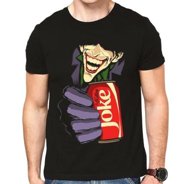 Imagem de Camiseta Coringa Batman Joker Heroi Camisa 100% Algodão-Masculino