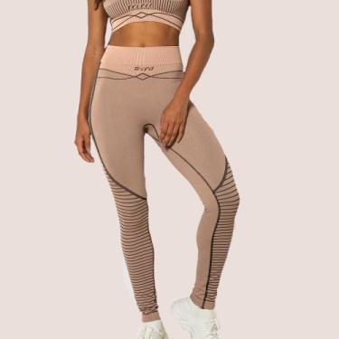 Imagem de Calça Legging Leg Trifil Sport Esportiva Modelo Sem Costura Com Secage