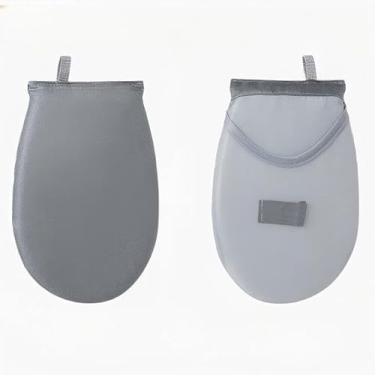 Imagem de 1 peça de tábua de passar roupa portátil resistente ao calor almofada antiqueimadura para máquinas de passar a vapor luva à prova de vapor (cinza)