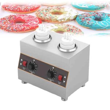 Imagem de CNAOHGHN MáQuina De ConservaçãO De Geleia E Queijo Com Bomba De 650ml, Temperatura AjustáVel De 30 A 85°C,2 MéTodos De Aquecimento Para Fondue E Sobremesas