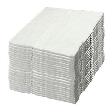 Imagem de Cobertor de isolamento à prova de fogo de fibra cerâmica 20 peças - cobertor de isolamento de fibra cerâmica - para forja, fogão (6 mm x 150 mm x 200 mm)