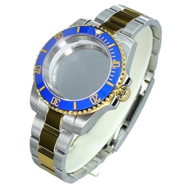 Imagem de FEIYASHI Relógio masculino Pro Sports Mergulho com caixa de 40 mm para NH35/34/36 Miyota8215 ETA2824 Movimento, Tampa inferior de vidro 4, For NH35/36/34/38 4R36 Movement, Caixa de relógio de luxo