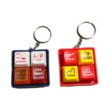 Imagem de Chaveiro Simulador De Som De Alerta EGPWS Boeing 737 Airbus Para Pilot