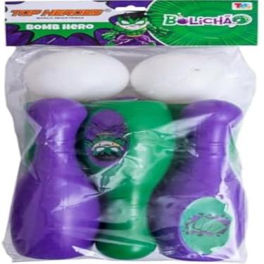 Imagem de Boliche infantil, colorido, oito pecas de plastico resistente, leve,divertido, e pratico, para criancas, tamanho unico