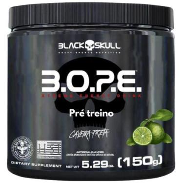 Imagem de Pré Treino BOPE Black Skull 150g Sabor Limão  Energia, Força e Perform