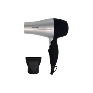 Imagem de Secador de Cabelo Portátil 1200W Bivolt, Dobrável, Cinza, 2 Velocidades, 21cm x 5,5cm, 335g