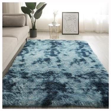 Imagem de SPXMQSS Tapetes extra grandes para sala de estar, tapetes peludos macios para quarto, tapete lavável, antiderrapante, resistente ao desgaste e respirável, para sala de estar, quarto, quarto de