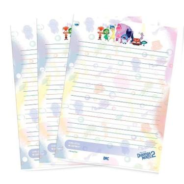 Imagem de Refil de folhas para fichário universitário divertidamente - 96 folhas