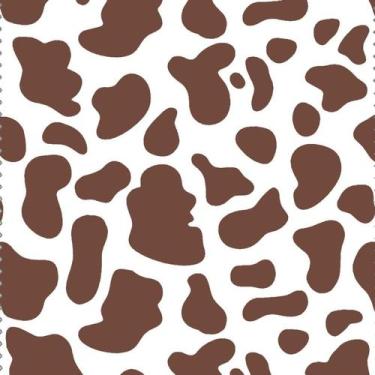 Imagem de Tecido Tricoline Mancha de Vaca Marrom - PX