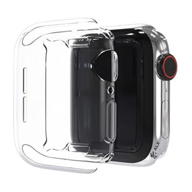 Imagem de Case Protetor Antichoque para Smartwatch 41mm – Capa Transparente em TPU Nano, Compatível com Tamanhos 38/40/41/42/44/45mm (44mm)