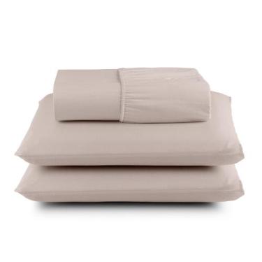 Imagem de Jogo de Lençol Super King 3 Peças Algodão Percal 200 fios - RT ENXOVAI