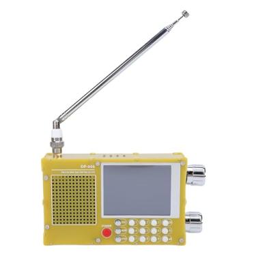 Imagem de VBESTLIFE Rádio de Banda Completa, Rádio DSP Portátil Com Tela de Toque LCD de 2,8 Polegadas, Bateria de 5000mAh, Display RDS, Teclado Digital para FM LW MW SW Ondas Curtas (Amarela)