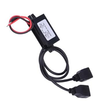 Imagem de Luqeeg Módulo Conversor 12V para DC 5V Adaptador de Carregador USB Duplo para Carro Motocicleta Portas de Carregamento USB Duplas de Alta Eficiência para Smartphone e Tablet