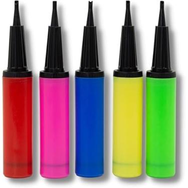 Imagem de Bomba Manual Para Encher Balão Cor Sortida – Inflador Manual Portátil para Festas, Aniversários e Decoração