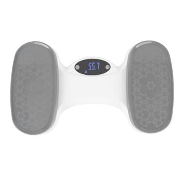 Imagem de Escala de peso corporal 2 em 1 Equipamento de exercício de cintura de torção com display LED Placa de torção de exercício Suporte pés maiores para treino em casa Academia