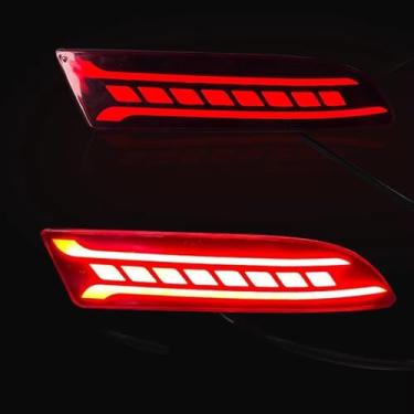 Imagem de Refletor de luz traseira traseira para Toyota para Avanza 2022 2023 2024 2025 Luzes de direção reversa de freio refletor de para-choque traseiro do carro (estilo B)