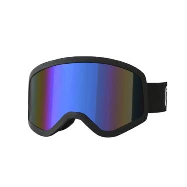 Imagem de DEPHILA Óculos de esqui para homens e mulheres, óculos de snowboard OTG anti-neblina 100% proteção UV óculos de neve para adultos (armação preta)