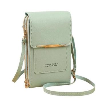 Imagem de Bolsa De Celular Com Tela Sensível Ao Toque Para Mulheres, Porta-Cartõ