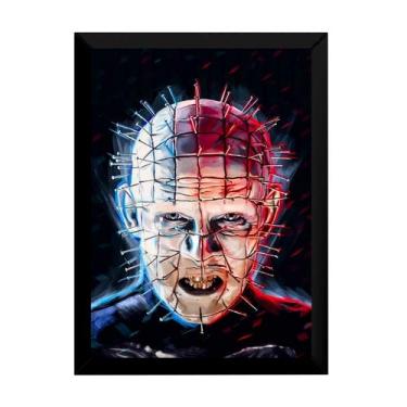 Imagem de Quadro Terror Hellraiser Renascido Inferno Poster Moldurado