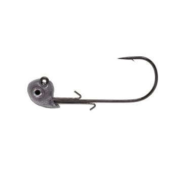 Imagem de Duckett Fishing Gabarito de cabeça oscilante, design inovador para ação de balanço aprimorada e equipamento de plástico macio eficaz, sem pintura com olho, gancho 5/0 de 1/113.4 g