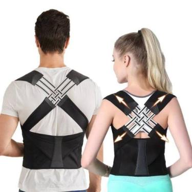Imagem de Cinta Ortopédica Corretor Postura e Suporte Lombar Unissex - TOP RIO