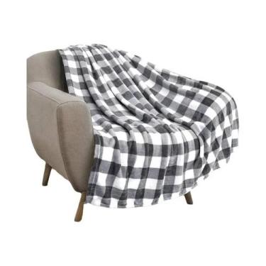 Imagem de Cobertor De Natal Quente E Macio De Plush Para Inverno, Flanela Com Fl