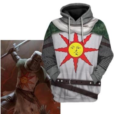 Imagem de Moletom Unissex Com Estampa 3D De Dark Souls, Casual, Oversized, Ajust