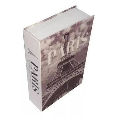Imagem de Cofre Secreto Livro Inteligente BookShape Paris para Objetos de Valor 