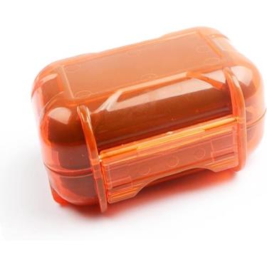Imagem de Generic Capa para fone de ouvido, caixa de armazenamento rígido de resina ABS capa protetora multifuncional para fone de ouvido, fone de ouvido, monitor intra-auricular (ABS laranja)..