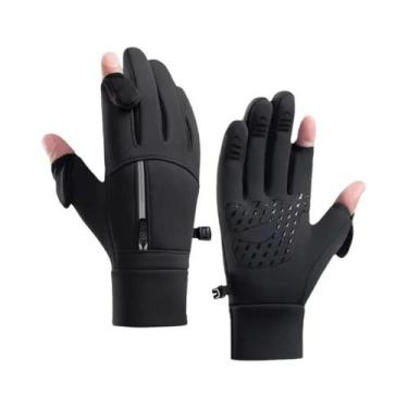 Imagem de Luvas De Ciclismo Unissex Para Inverno Com Tela Sensível Ao Toque, À P