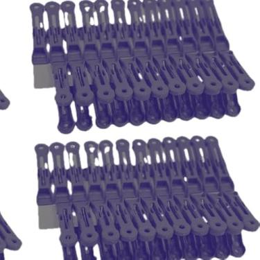 Imagem de KIT 120 Prendedor Reforçado de roupa, Pregador Reforçado de roupa para varal(120 Preto)