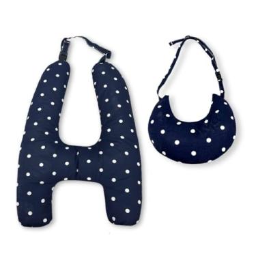 Imagem de Travesseiro de Viagem em Formato H com Almofada de Pescoço – Fibra Siliconada – Infantil e Adulto(POA MARINHO)