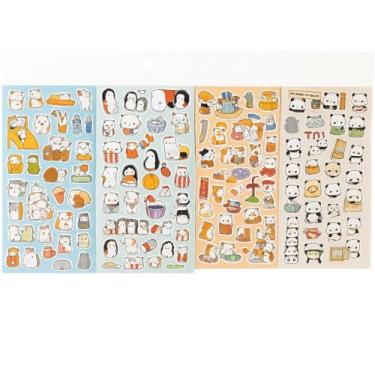 Imagem de Adesivos Decorativos de Diário, Tema Hamster Kawaii, Stickers para Planejador e Scrapbook