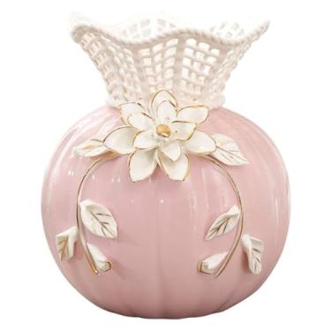 Imagem de Vaso decorativo prático e moderno para decoração de casa, arranjo de flores, processamento multiprocesso, maravilhoso, decoração de cerâmica perfeita