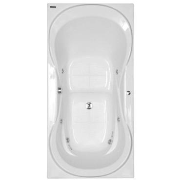 Imagem de Banheira Hidromassagem Astra Due Luxo 180cmx90cmx44cm04 Jatos Branco Gel-coat P1 sem Aquecedor 220v