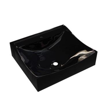 Imagem de Cuba Para Banheiro Q44w Lunna Compace Preto